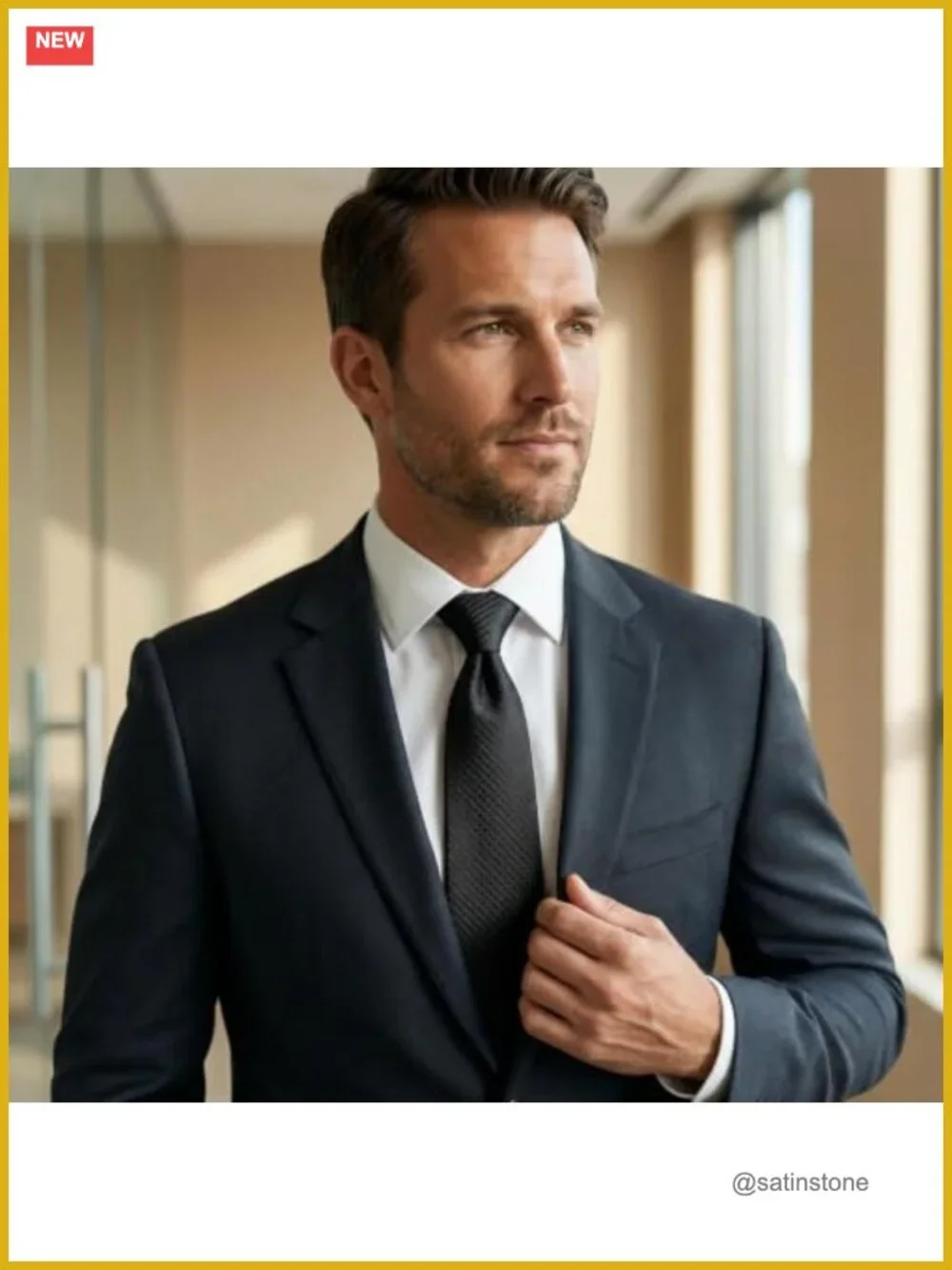 Men's Solid Color Extra Long Necktie Microfiber Wrinkle Resistant
